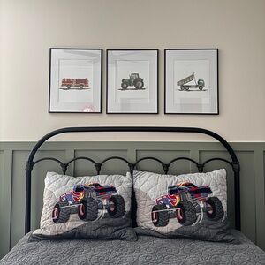 Pottery Barn Monster Truck Pillow Sham Set